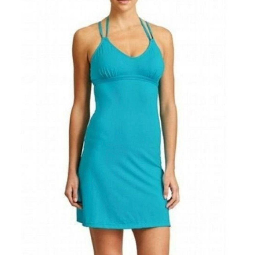 Athleta Teal Coastline Swimsuit Dress
